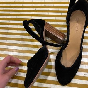 Soludos Velvet Heels